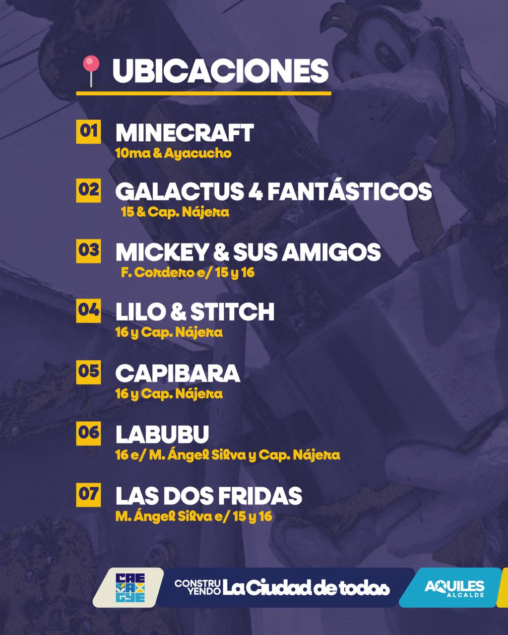 Ubicación de Monigotes Gigantes 1/3